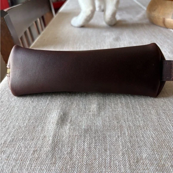 NWOT Portland Leather Goods Sidekick Pouch Cognac - Picture 2 of 3